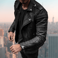Die stylische und einzigartige Lederjacke - JACK in Schwarz