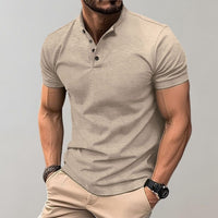 Leo - Elegantes Freizeit-Poloshirt in Khaki