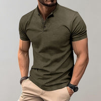 Leo - Elegantes Freizeit-Poloshirt in Grün