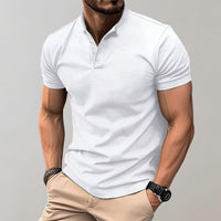 Leo - Elegantes Freizeit-Poloshirt in Weiß