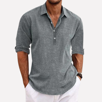 Herren-Polohemd in Grau