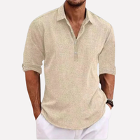 Herren-Polohemd in Beige