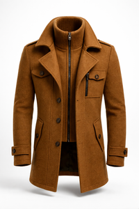 Marcus | Zweiteiliger Mantel in Camel