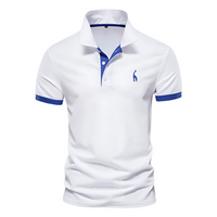 Geoff – Premium Polo Hemd in Weiß