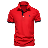Geoff – Premium Polo Hemd in Rot