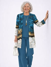 Blau & Gold Marmor