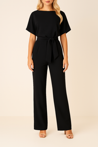 Sophie | Damen Overall Elegant Modern Casual Vielseitig Feminin in Schwarz