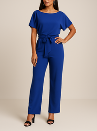Sophie | Damen Overall Elegant Modern Casual Vielseitig Feminin in Blau