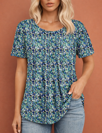 Floral Blau
