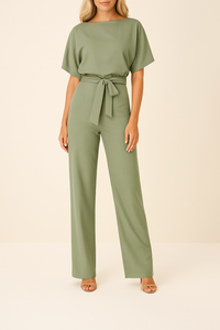 Sophie | Damen Overall Elegant Modern Casual Vielseitig Feminin in Grün