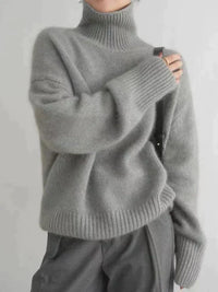 Noura™ | Rollkragenpullover für Damen in Grau