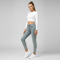 Bequeme weiße Sneakers für Damen in Weiß