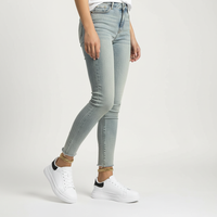Bequeme weiße Sneakers für Damen in Weiß/Schwarz