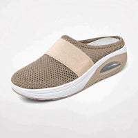 Johanna | Damen Orthopädische Hausschuhe Komfort Zuhause Weich Aktiv in Khaki