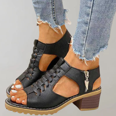 Orthopädische sandalen mit absatz