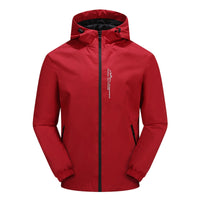 BERNHARD – Wasserdichte Outdoor-Jacke für den Herbst in Rot