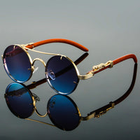 Pia | Auffallende Unisex-Sonnenbrille in Blau