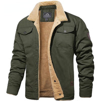 Jörg | Moderne Bomberjacke in Grün