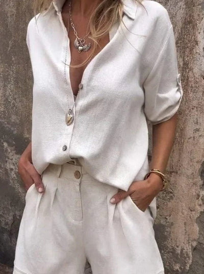 Sybille | Lässiges Set aus Leinen