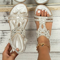 Hildegard | Damen Sandalen Orthopädisch Verstellbar Riemen Sommer Komfort in Silber
