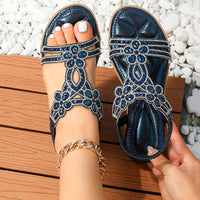 Hildegard | Damen Sandalen Orthopädisch Verstellbar Riemen Sommer Komfort in Blau