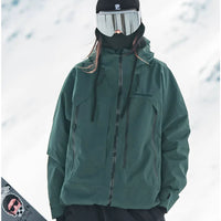 Damen Wasserdichte Ski-Jacke für Winter Outdoor Aktivitäten mit Komfort und Schutz in Farbe4