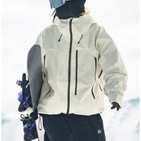 Damen Wasserdichte Ski-Jacke für Winter Outdoor Aktivitäten mit Komfort und Schutz in Farber2
