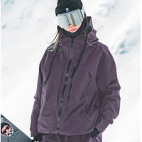 Damen Wasserdichte Ski-Jacke für Winter Outdoor Aktivitäten mit Komfort und Schutz in Farbe5