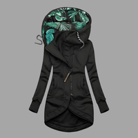 Damenjacke Winter-Shelljacke mit Windschutz und Komfort für kalte Tage – Funktionale Jacke Damen für Outdoor-Aktivitäten in Schwarz