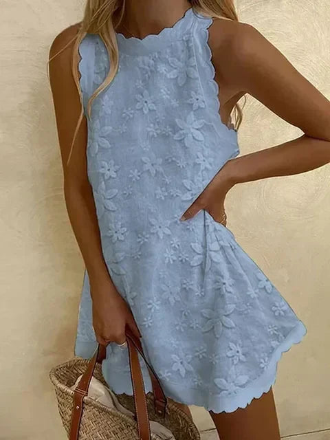 Fudus | Florales Besticktes Sommerkleid