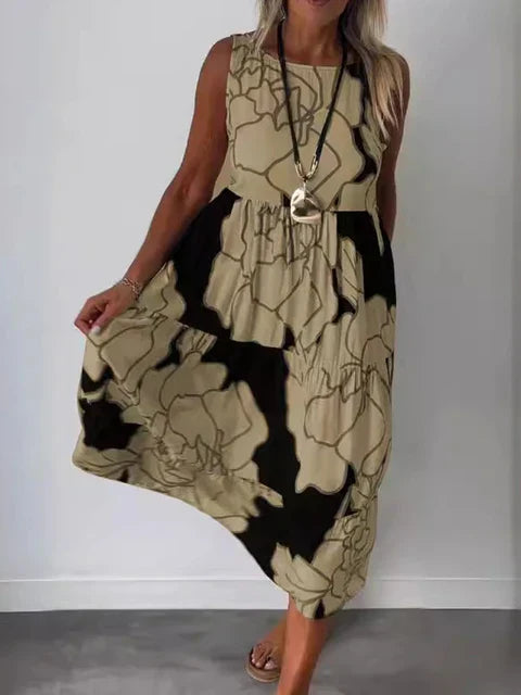 Fudus | Geblümtes Boho Kleid