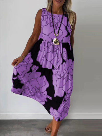 Fudus | Geblümtes Boho Kleid