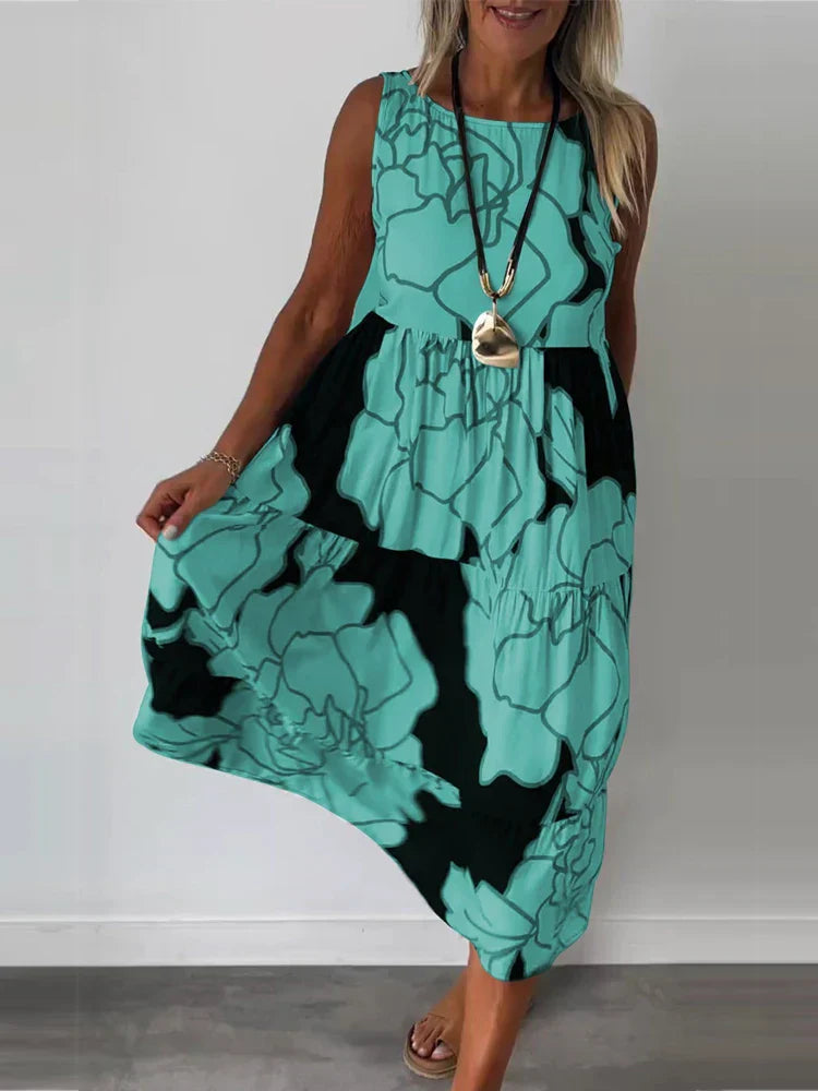 Fudus | Geblümtes Boho Kleid