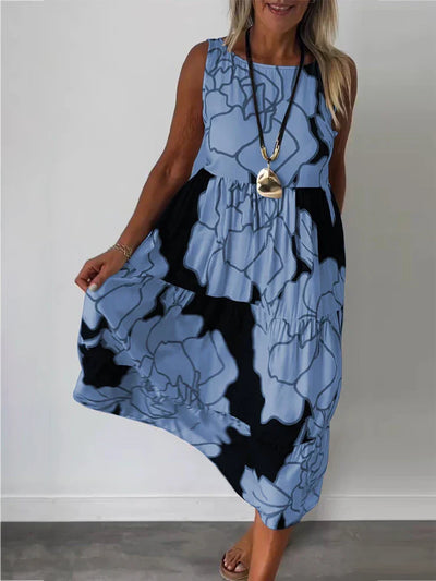 Fudus | Geblümtes Boho Kleid