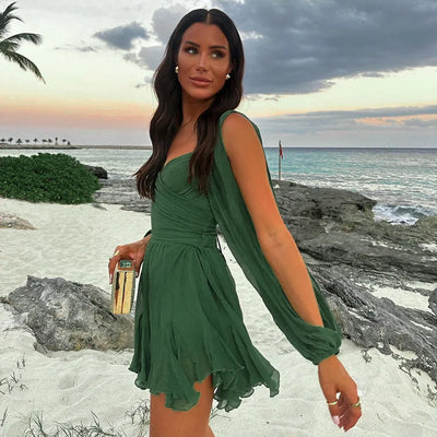 Fudus | Elegantes Mesh Minikleid