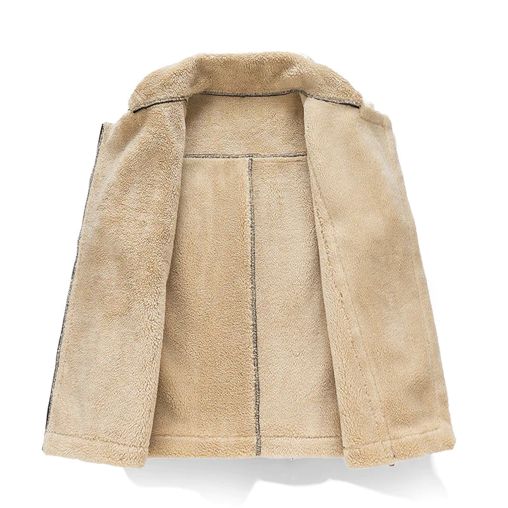 Ärmellose Jacke mit Pelz für Damen