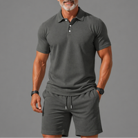 Richy | Stilvolles Polo-Set für Herren in Grau