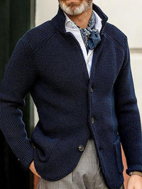 Benno- Eleganter Herren Cardigan in Navy
