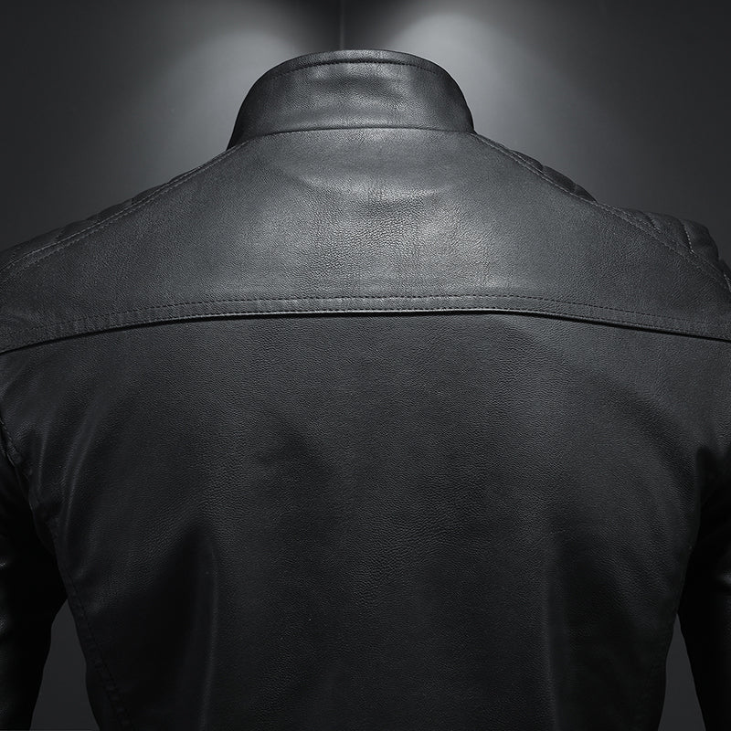 Malaga | Herren Leder-Bomberjacke
