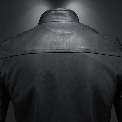 Malaga | Herren Leder-Bomberjacke