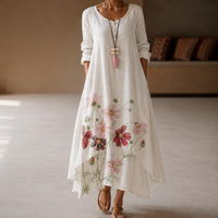 Flor - Stilvolles und leichtes Kleid in Weiß
