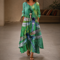 Flor - Stilvolles und leichtes Kleid in Grün