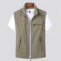 Romina | Robuste Funktionale Outdoor-Weste in Khaki