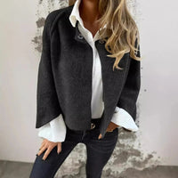 Mia | Leichte Feine Strickjacke in Schwarz