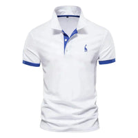 Brent - Herren-Casual-Poloshirt in Weiß