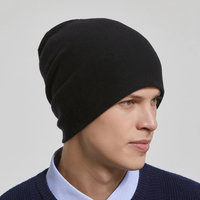 Slouchy Beanie mit weichem Komfort in Einheitsgröße in Schwarz