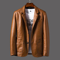 Trendige Lederjacke Davids™ in Braun