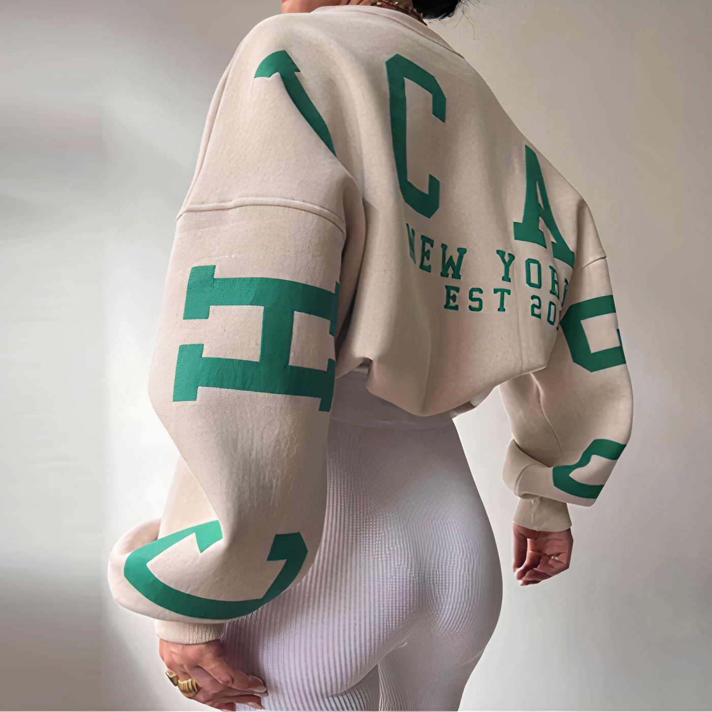 Fudus | Lässiger Pullover Mit Buchstabendruck