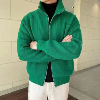 Warme Herren-Strickjacke für den Winter