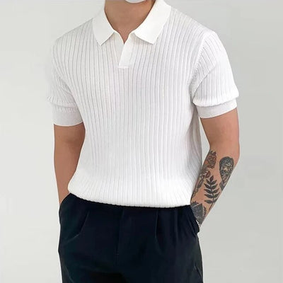 Herren-Poloshirt aus Strick